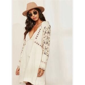 Free People All My Life Embroidered Dress